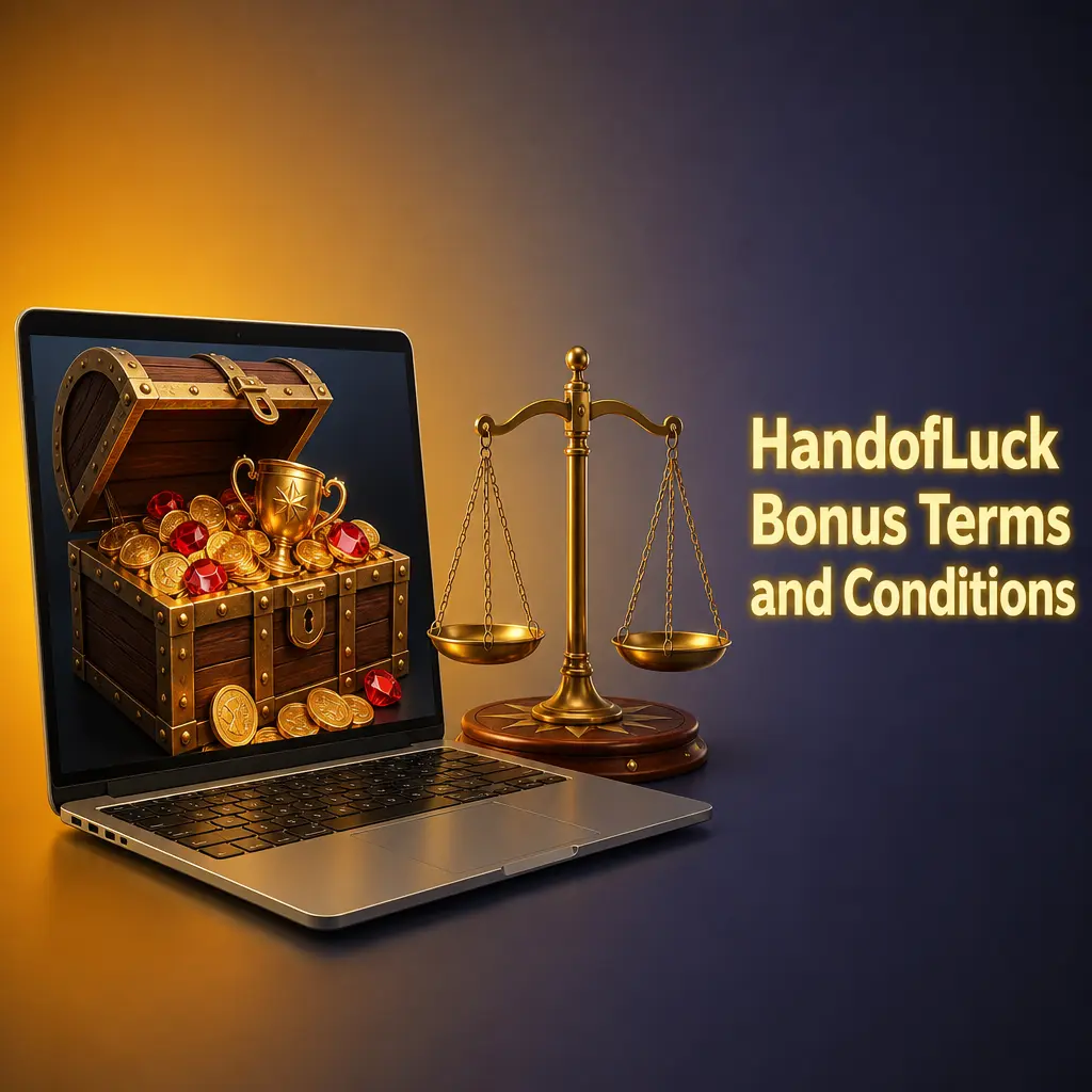 HandofLuck bonus terms: deposit, wagering, bet limits, expiry and eligibility rules for the welcome package and free spins.