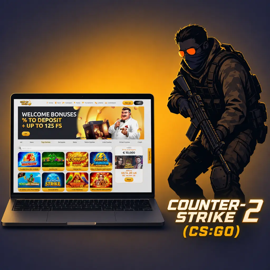 Counter-Strike 2 (CS:GO) esports betting on HandofLuck, covering match winner, map handicap and total rounds markets