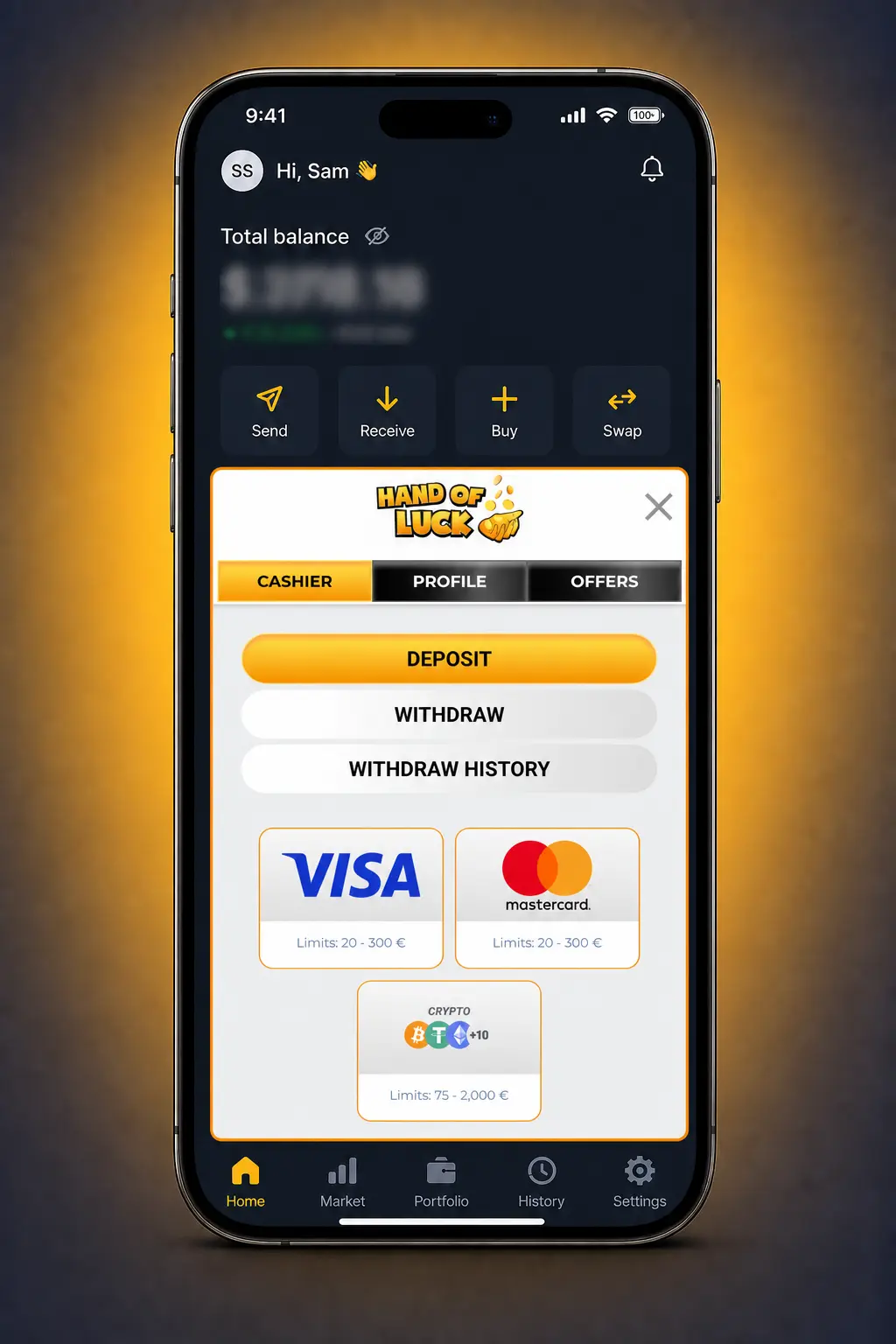 Step-by-step guide to registering, verifying and funding an account to start eSports betting at HandofLuck.