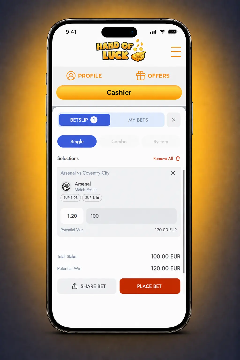 Step-by-step guide to registering, verifying, funding and placing your first eSports bet at HandofLuck.