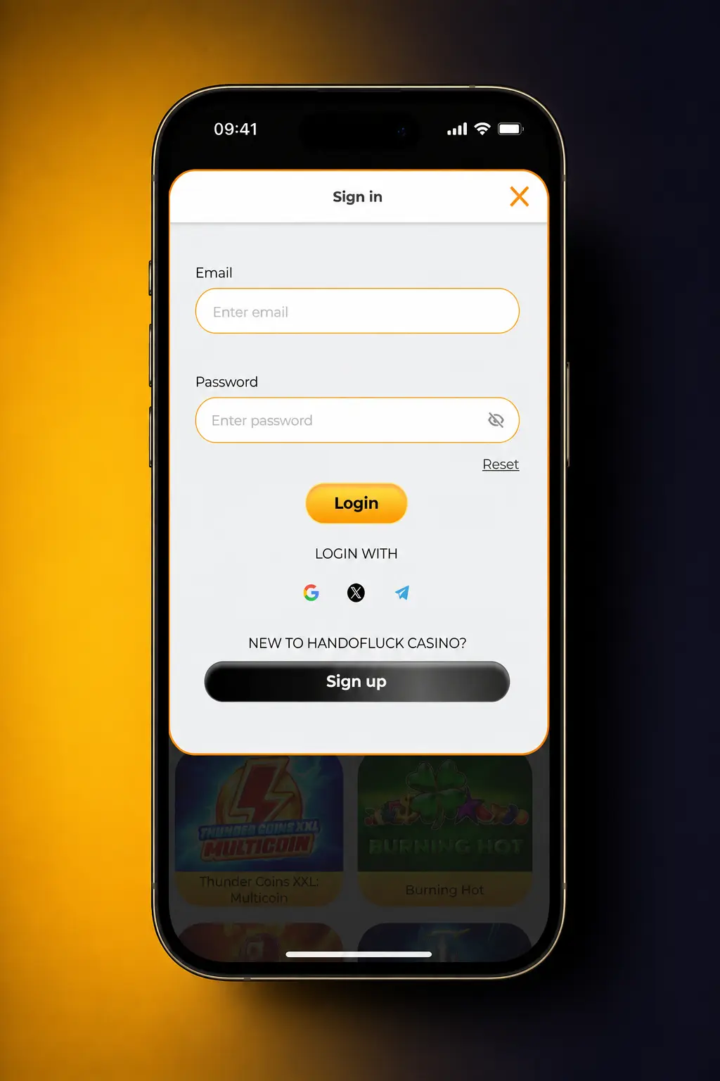 Step-by-step guide to claiming a HandofLuck bonus in the UK: register, deposit, enter code, confirm.