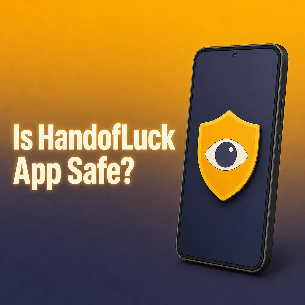 Hand of Luck App safety overview: Curacao eGaming licence and SSL encryption for secure sportsbook and casino transactions.