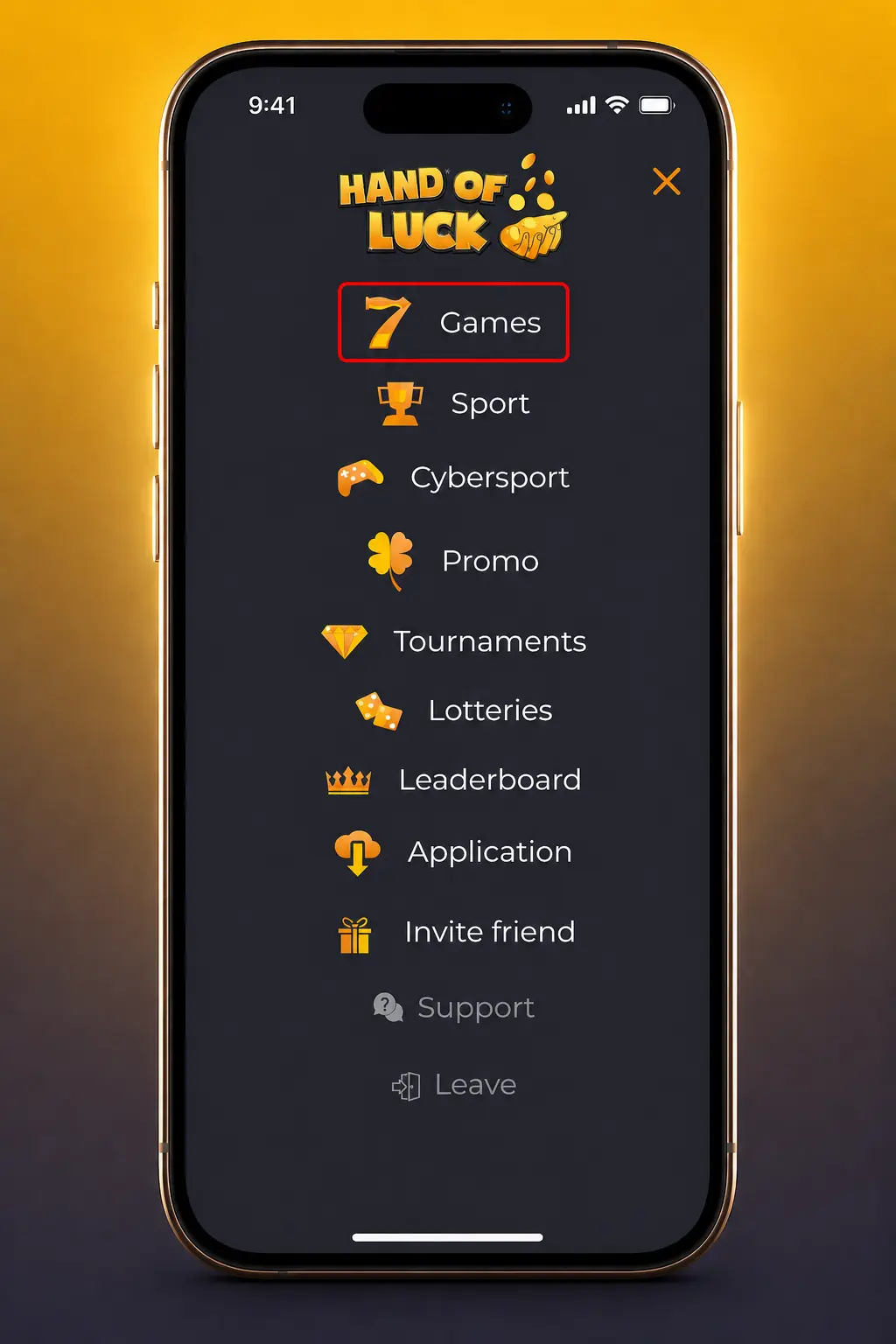 Step-by-step guide to signing up, verifying, depositing, and joining a live dealer table at HandofLuck casino.