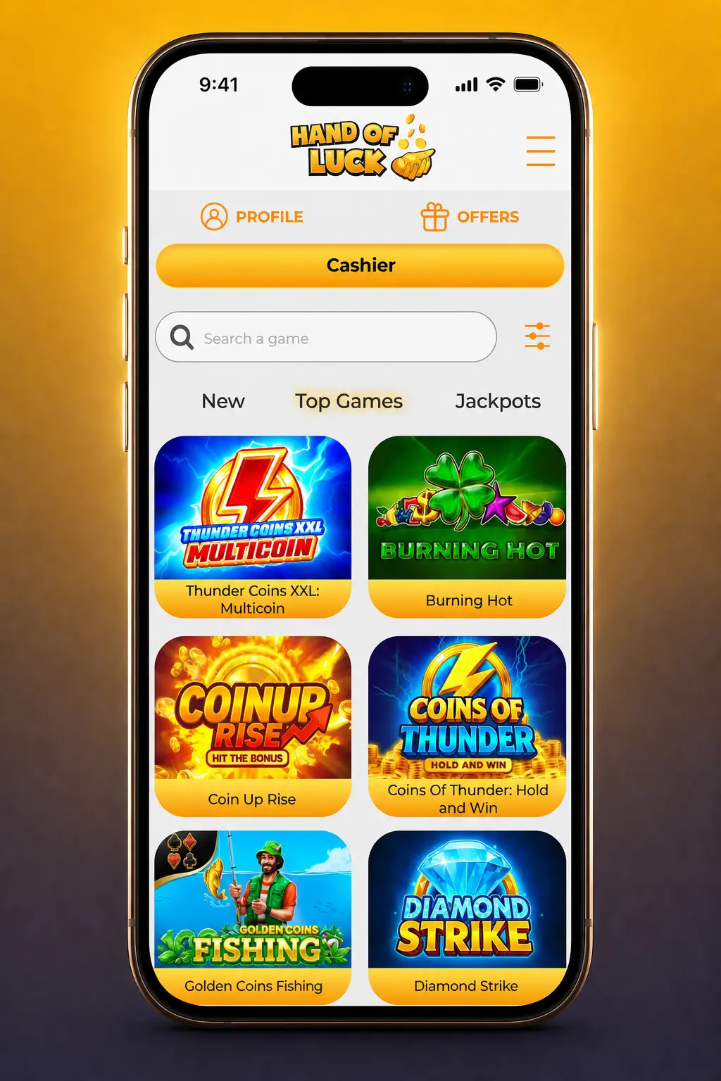 Step-by-step guide to signing up, verifying, depositing, and joining a live casino table at HandofLuck.