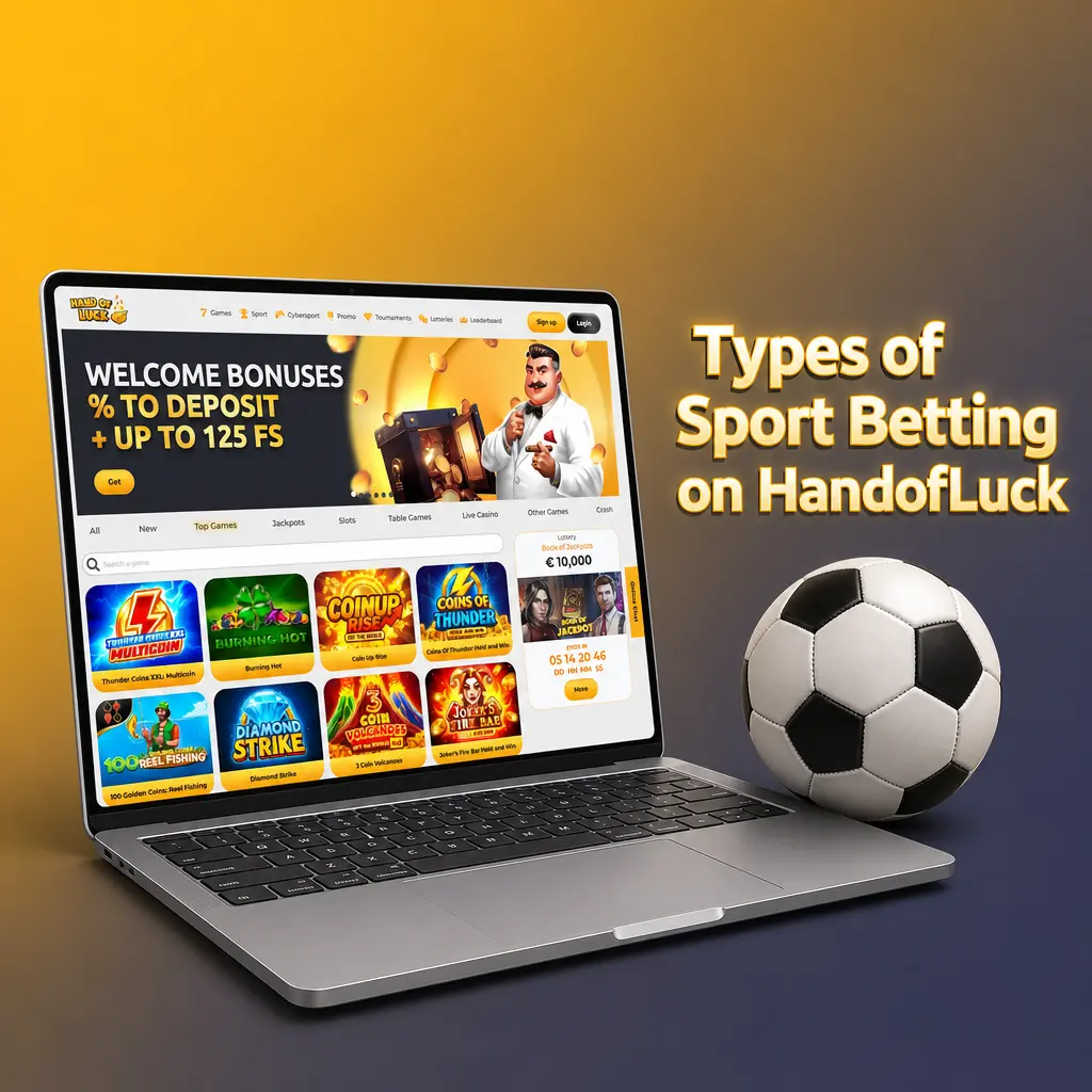 Overview of sport betting types on HandofLuck, covering football, horse racing, and tennis markets for UK players.